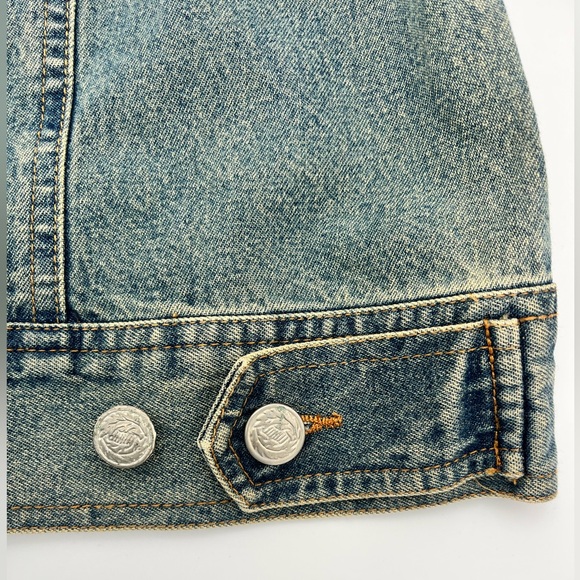 STONEBRIDGE | NWT LIGHT WASH VINTAGE DENIM JACKET 1 Size SP - Picture 6 of 7